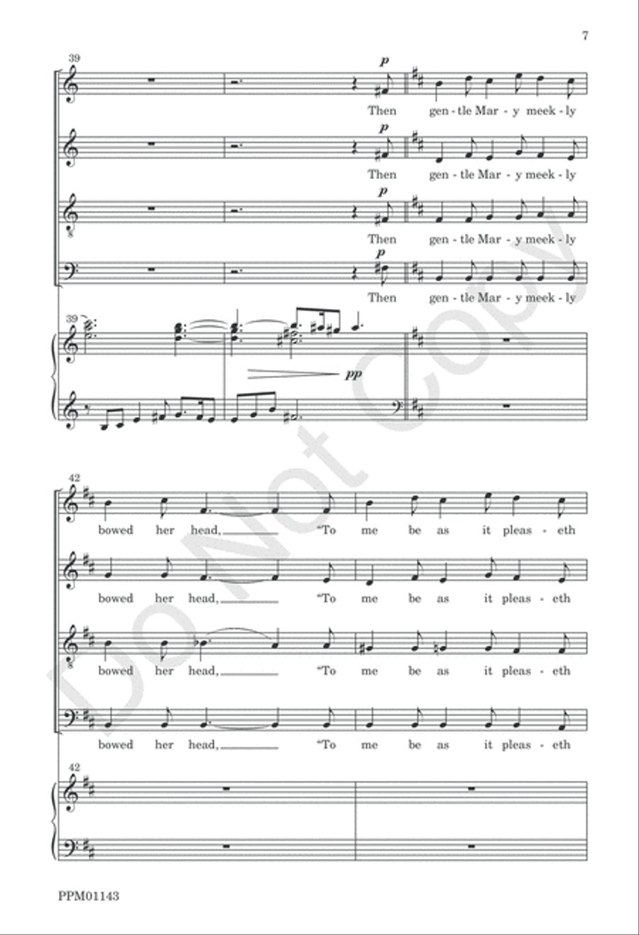 Gabriel's Message 4-Part scores gallery preview page 8