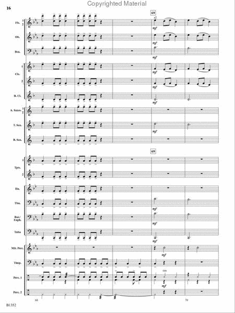 A Christmas Montage Concert Band scores gallery preview page 15