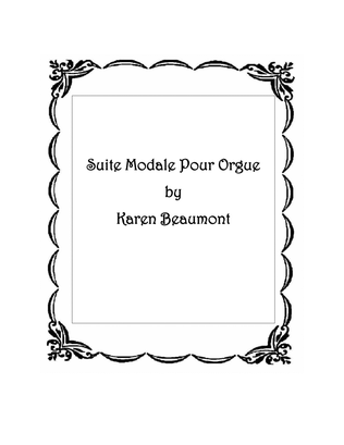 Book cover for Suite Modale Pour Orgue