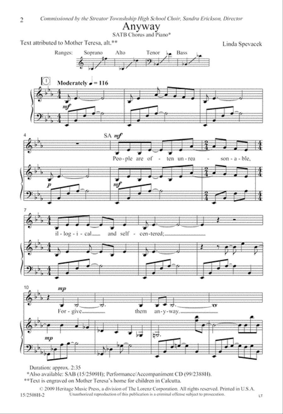 Anyway 4-Part scores gallery preview page 2
