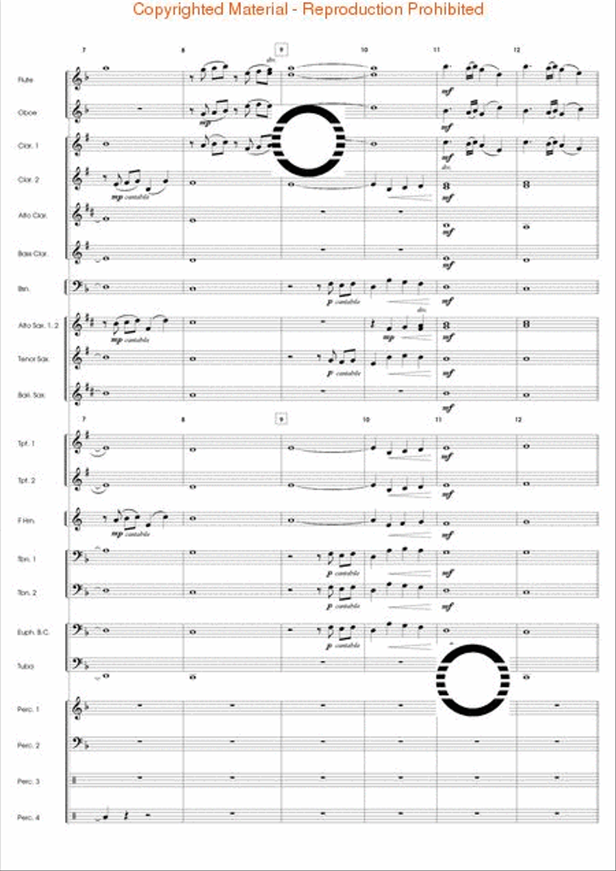 Odyssey for Percussion Odyssey for Percussion Concert Band scores gallery preview page 3