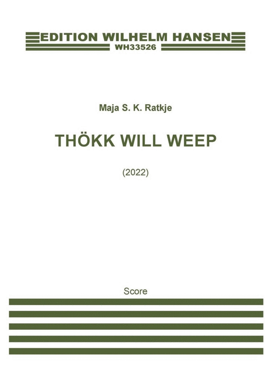 Thökk Will Weep 4-Part scores gallery preview page 1