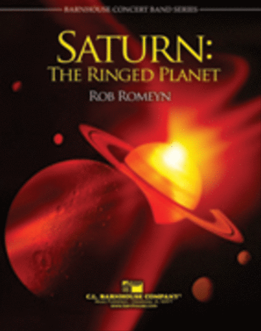 Saturn: The Ringed Planet Concert Band scores gallery preview page 1