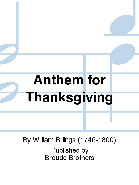 An Anthem for Thanksgiving (adapted from Ps. 148)