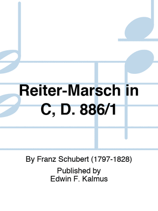 Book cover for Reiter-Marsch in C, D. 886/1