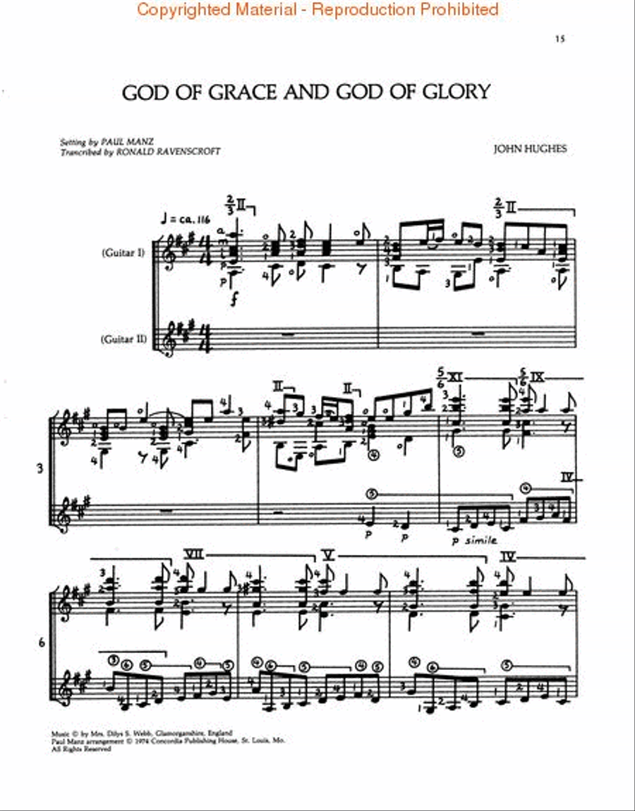 Sacred Music for the Guitar – Volume 1 Guitar scores gallery preview page 4