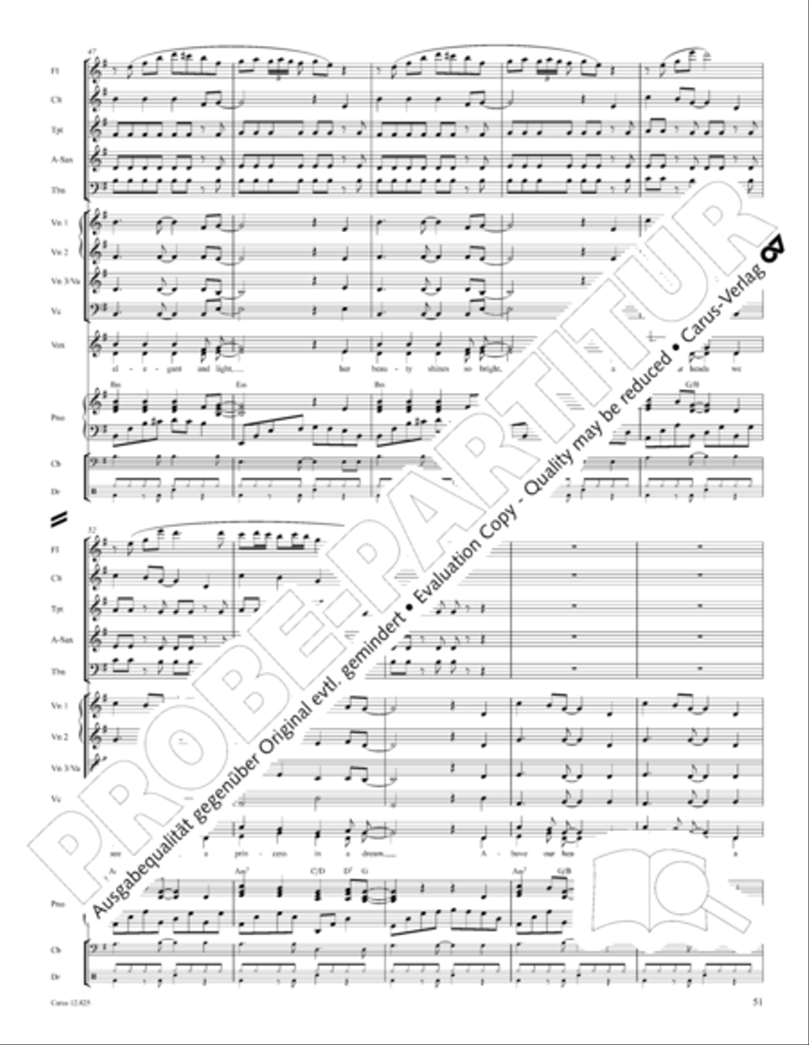 Circus Allegro Circus Allegro Choir scores gallery preview page 52