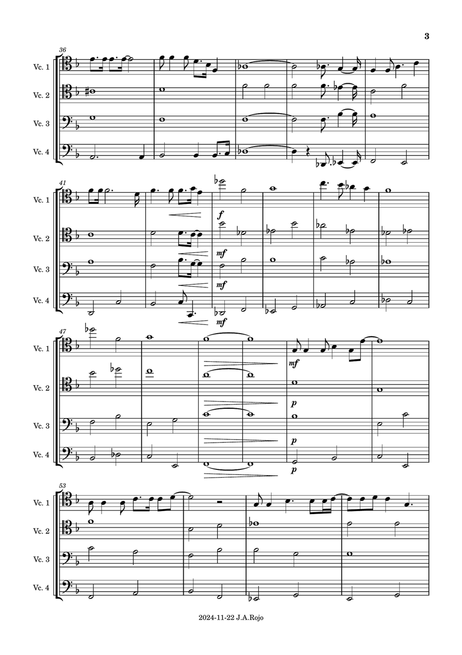 Goodbye Yellow Brick Road String Quartet scores gallery preview page 3