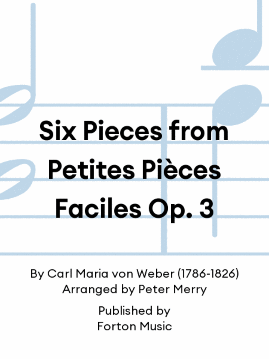 Six Pieces from Petites Pièces Faciles Op. 3 Woodwind Quintet scores gallery preview page 1