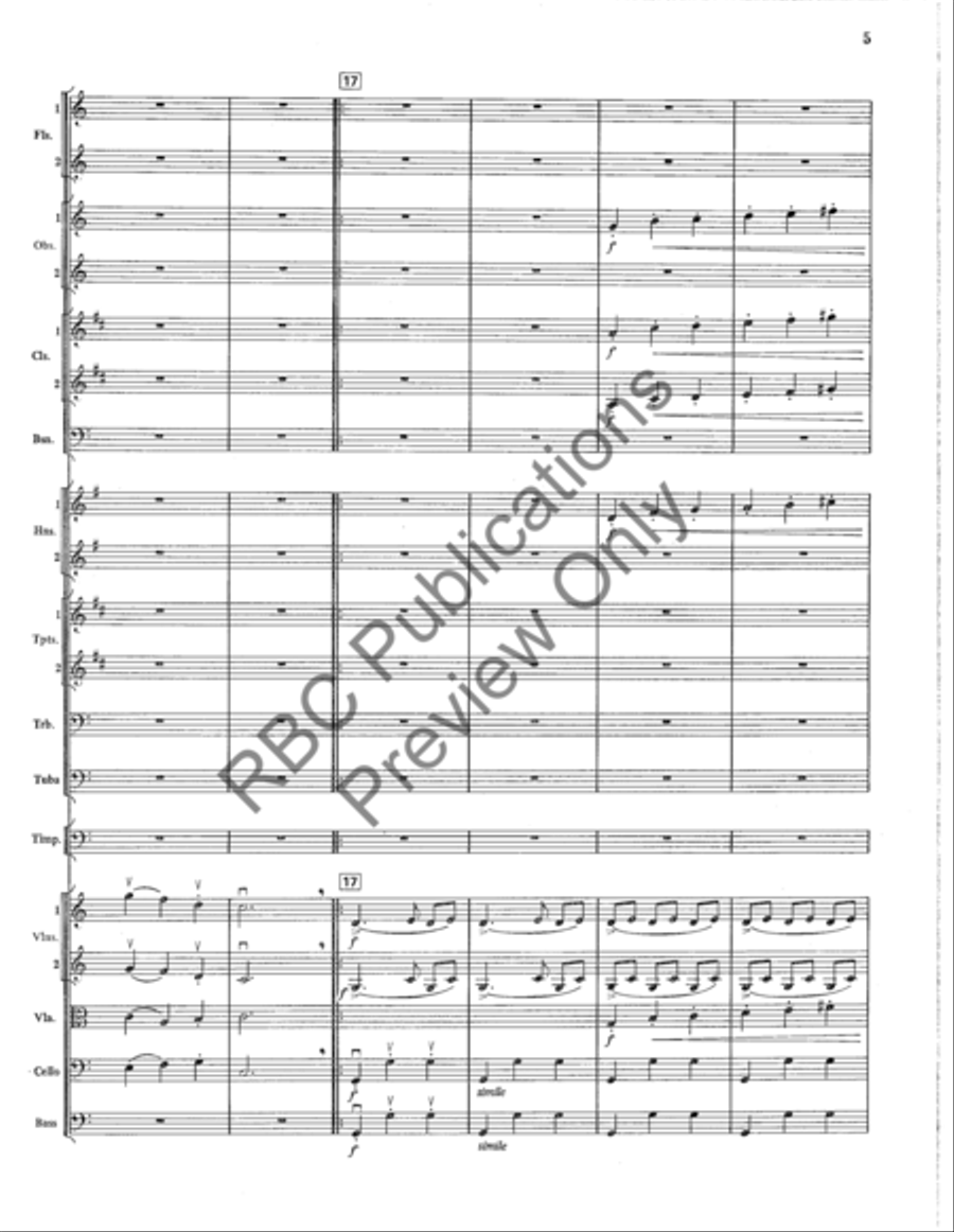 Scherzo From Serenade No. 1 (Score) Full Orchestra scores gallery preview page 6