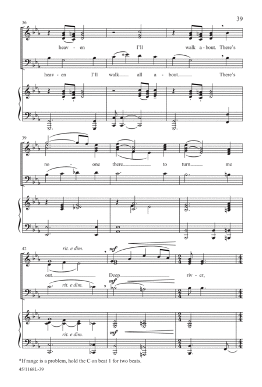 8 Anthems for About 12 Singers 3-Part scores gallery preview page 40