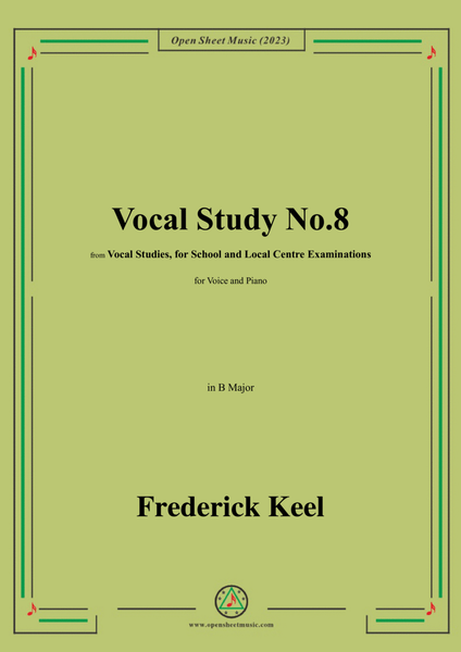 Keel-Vocal Study No.8,in B Major image number null