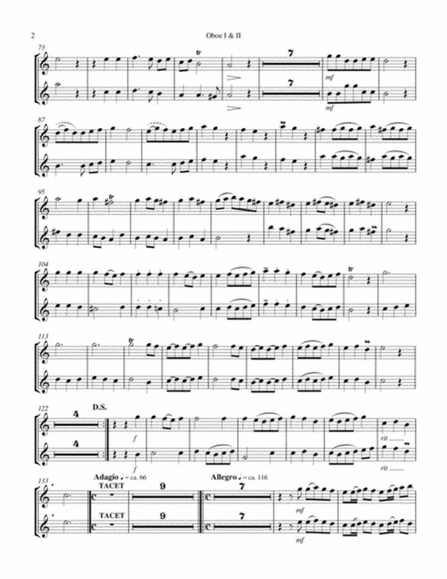 Concerto for Two Oboes in C Major, Op. 7 No. 2