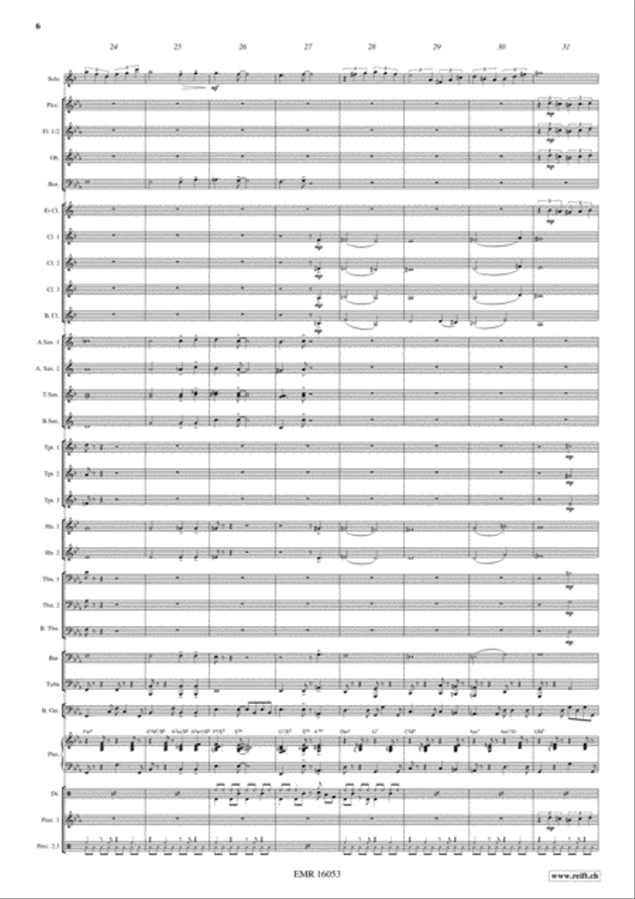Blue Clarinet Blue Clarinet Concert Band scores gallery preview page 7