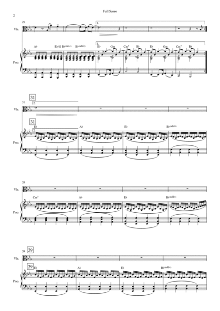 Fix You Viola scores gallery preview page 2