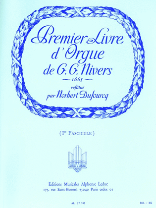 Livre D'orgue No. 1 Vol. 1 (organ)