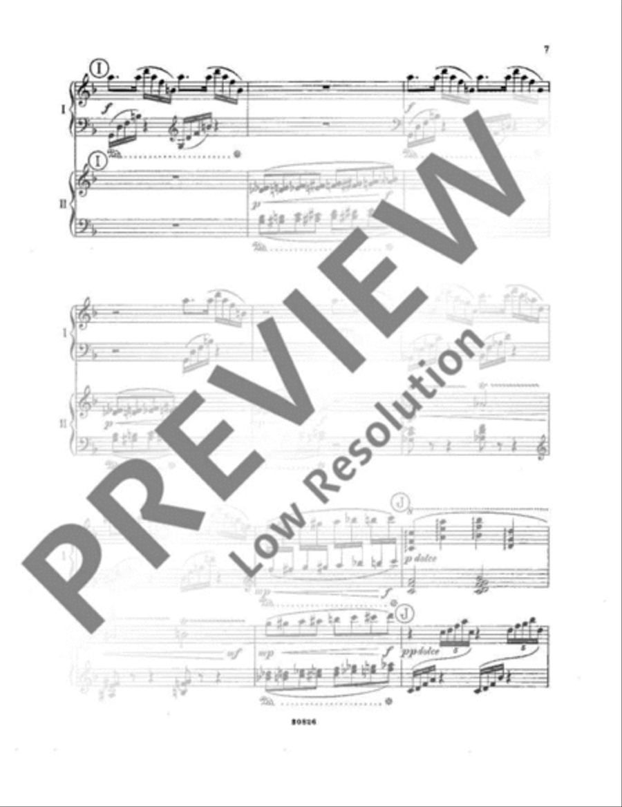 Three Symphonic Dances Piano scores gallery preview page 10