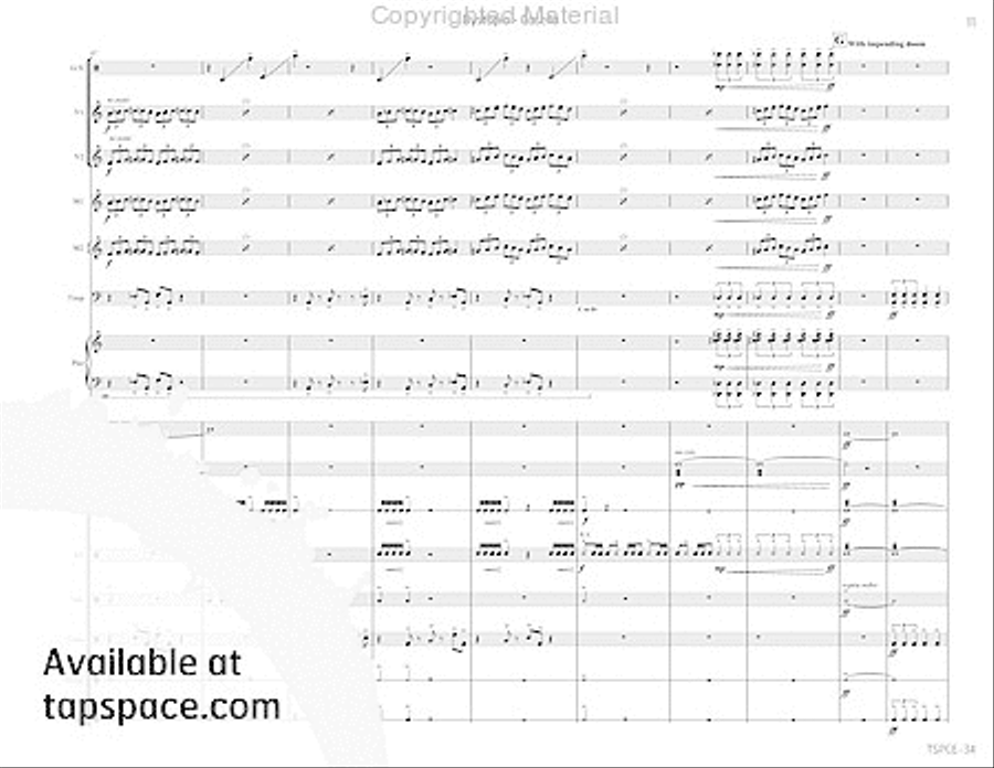 Dystopia Percussion Ensemble scores gallery preview page 16