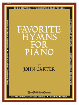 Book cover for Favorite Hymns for Piano