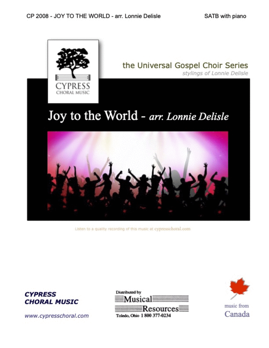 Joy To The World Joy To The World SSAA scores gallery preview page 1