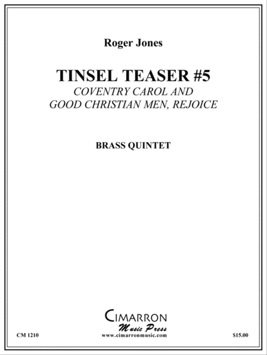 Tinsel Teaser #5 Brass Quintet scores gallery preview page 1