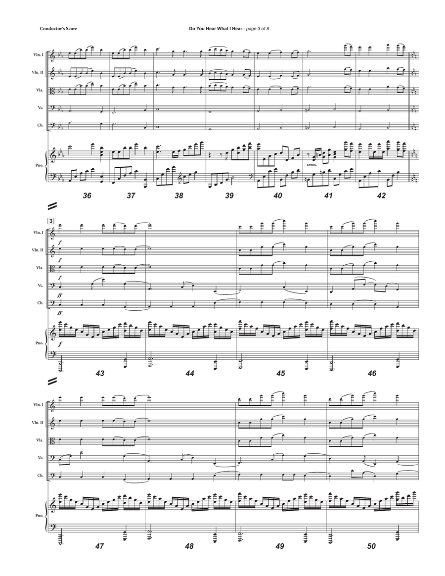 Do You Hear What I Hear Small Ensemble scores gallery preview page 3