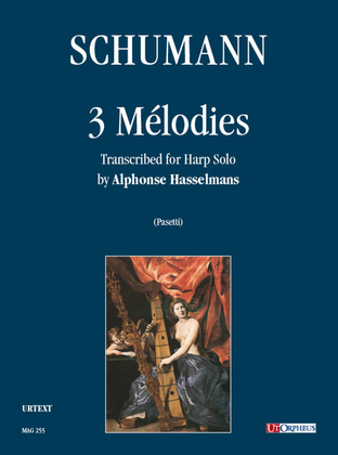 Book cover for 3 Mélodies. Transcription for Harp by Alphonse Hasselmans