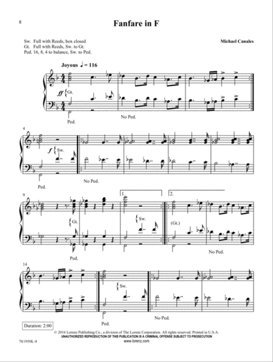 Inventions for Worship Organ Solo scores gallery preview page 4