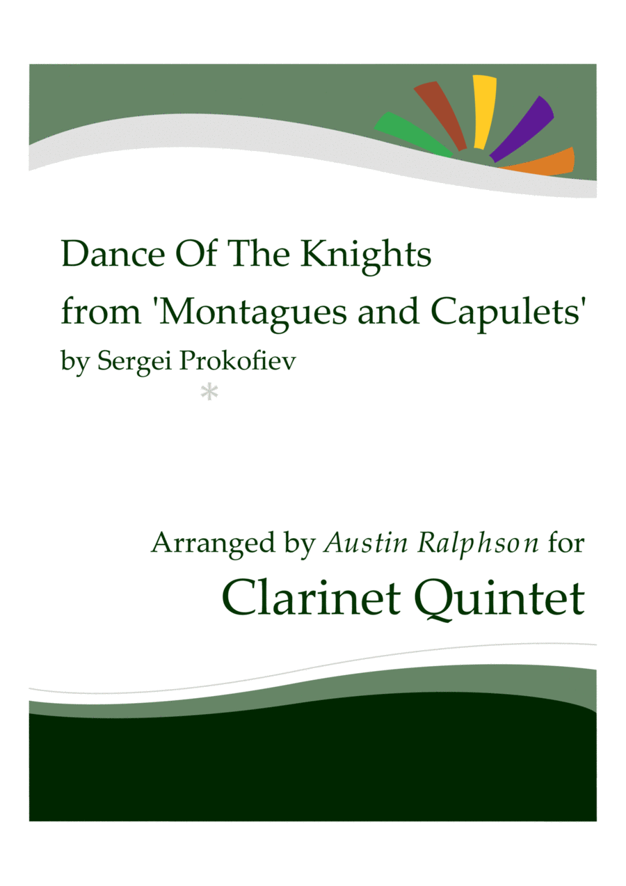 Dance Of The Knights Clarinet Quintet scores gallery preview page 1