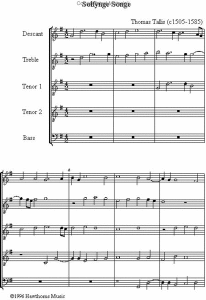 Solfing Song - Score and parts image number null