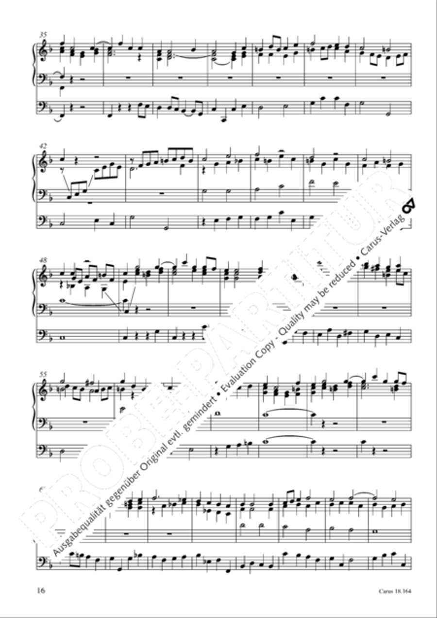 Krebs: Four Chorale Preludes Organ Solo scores gallery preview page 17