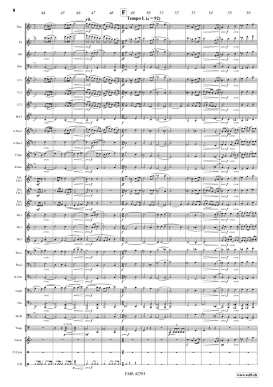 Il Gattopardo Concert Band scores gallery preview page 8