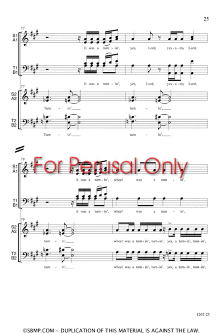 Ezekiel - SATB Double Choir Octavo 4-Part scores gallery preview page 25