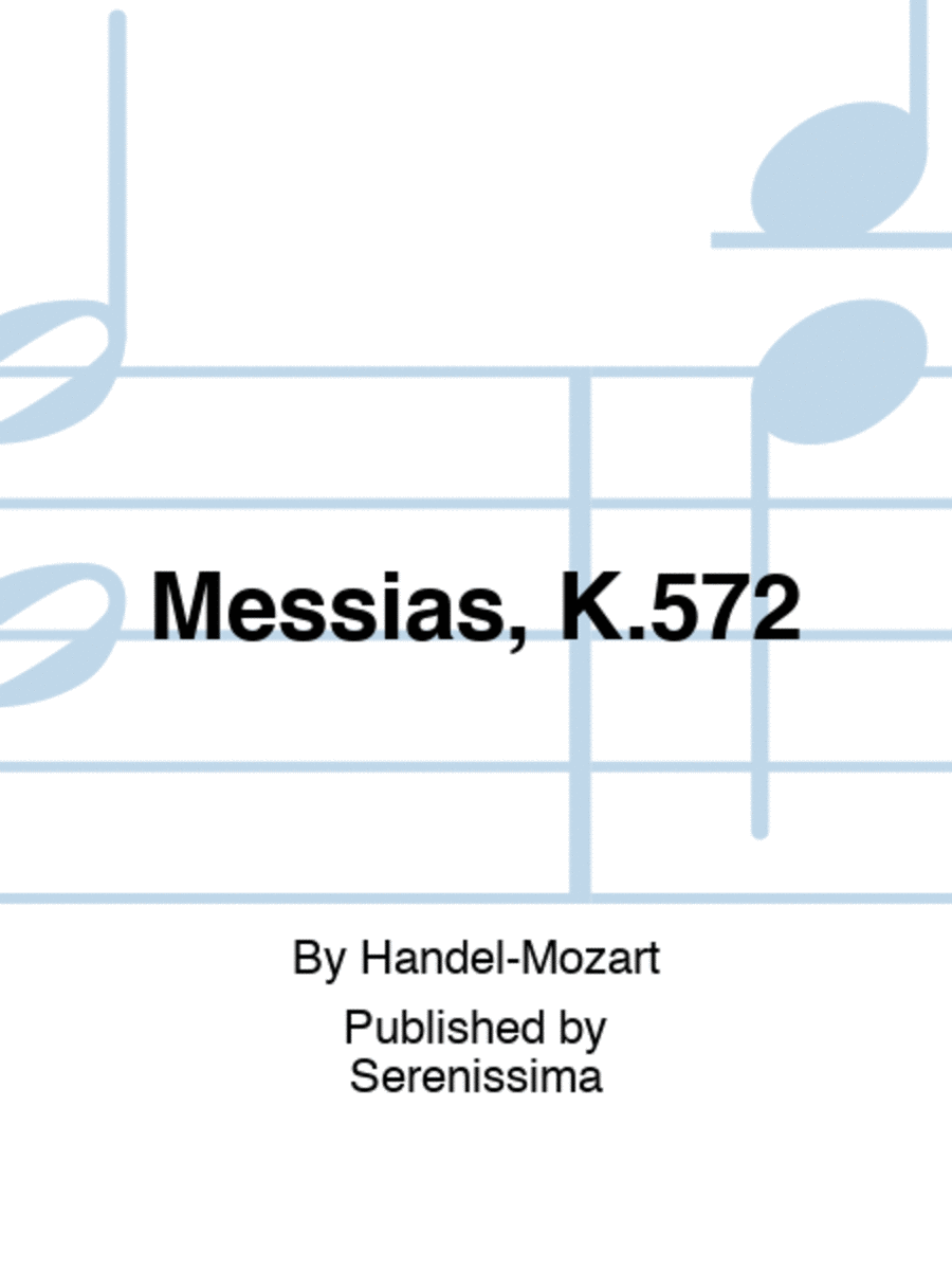 Messias, K.572 Set of Parts scores gallery preview page 1