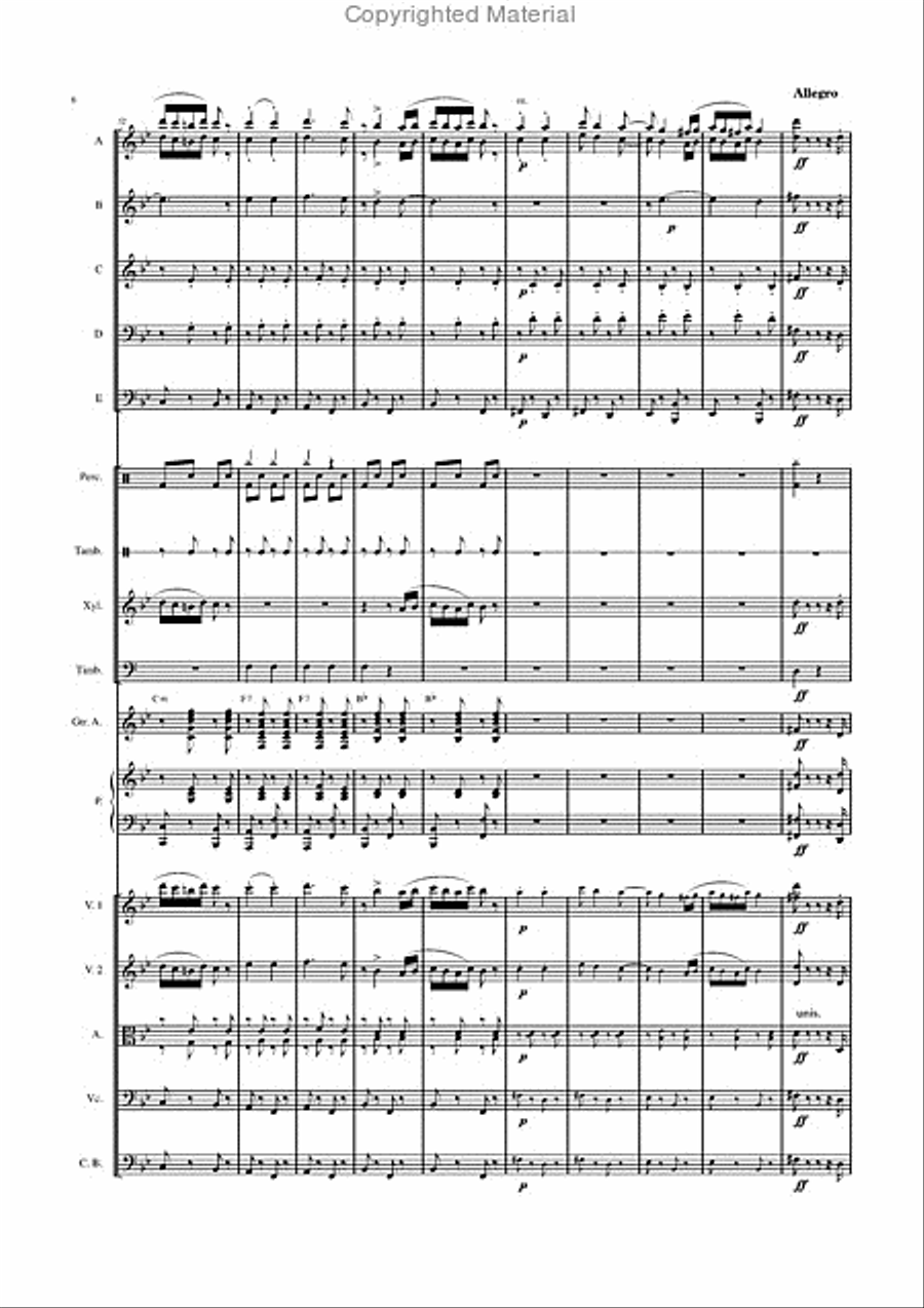 Danse hongroise n°5 Orchestra scores gallery preview page 7