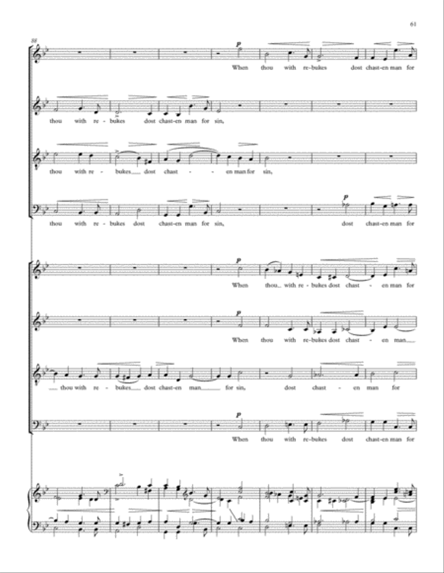 Songs of Farewell Divisi scores gallery preview page 77