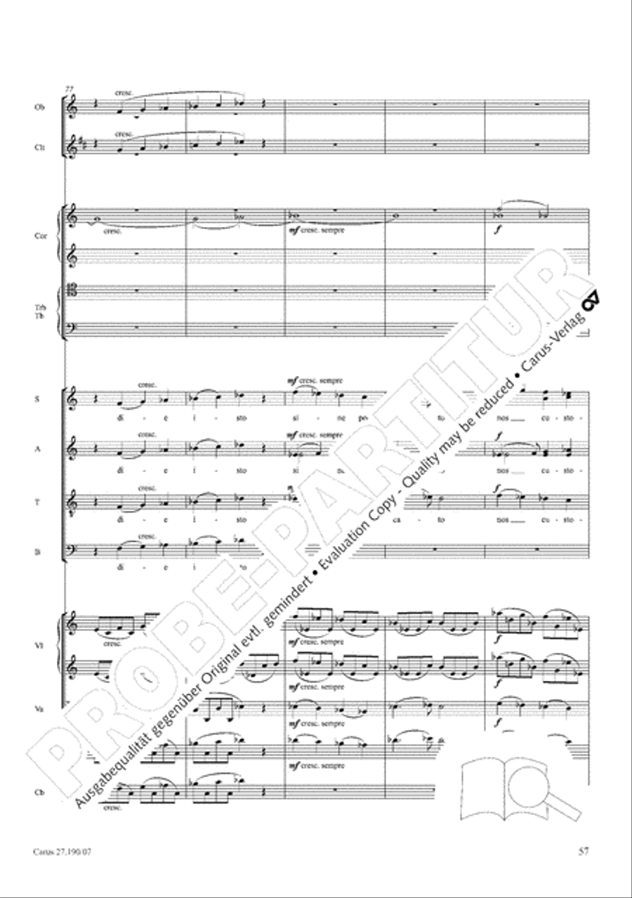 Te Deum Te Deum 4-Part scores gallery preview page 65