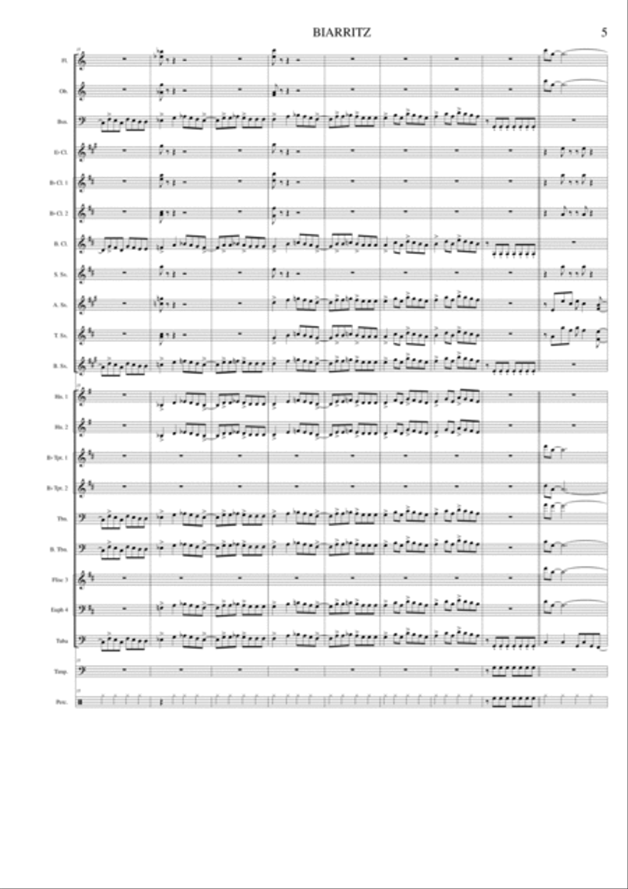 Biarritz Biarritz Concert Band scores gallery preview page 5
