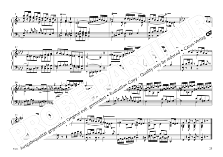 Vogler, 32 Preludes pour l' Orgue ou Pianoforte Piano scores gallery preview page 26