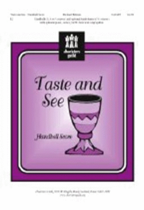Book cover for Taste and See - Handbell Score