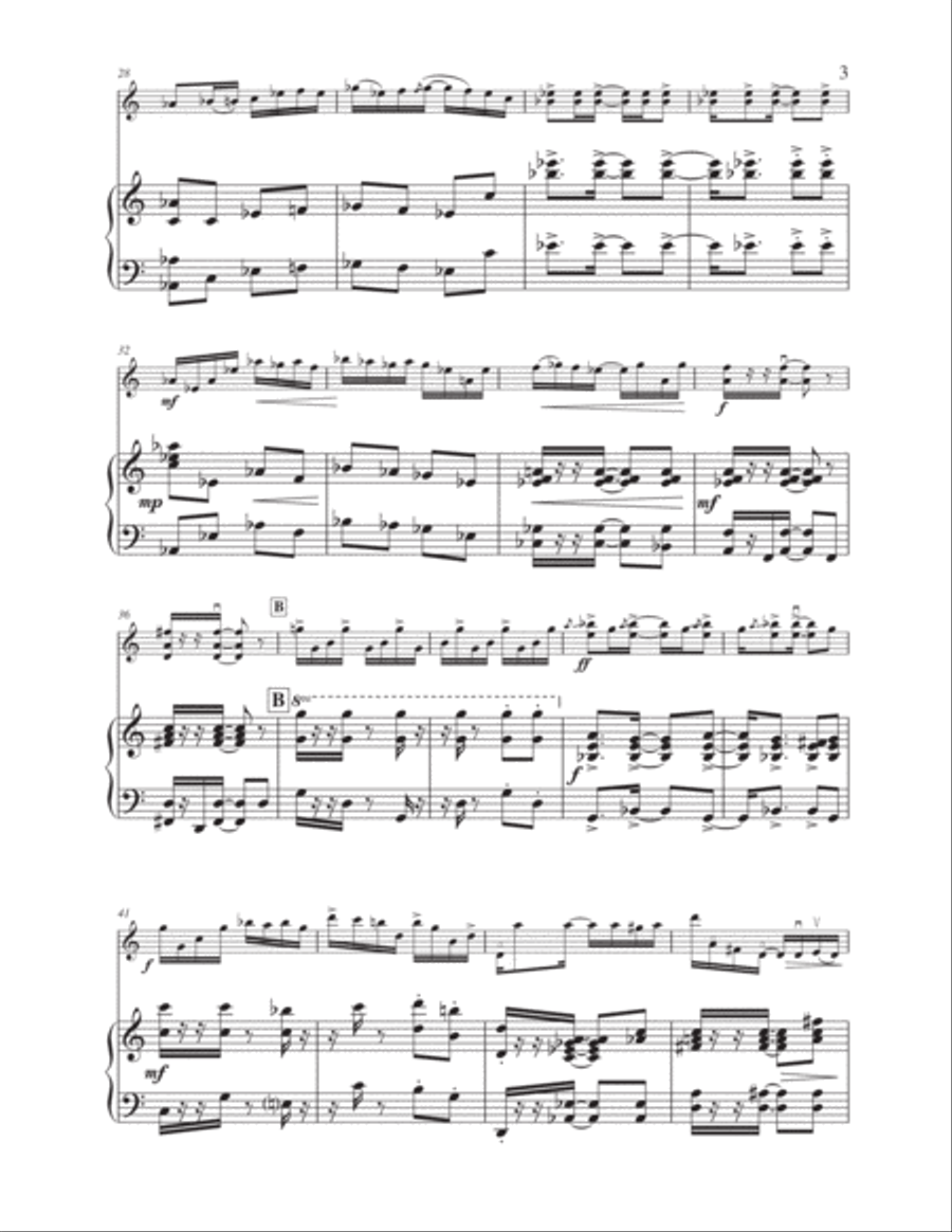 Hebridean Sunset Rag Small Ensemble scores gallery preview page 5