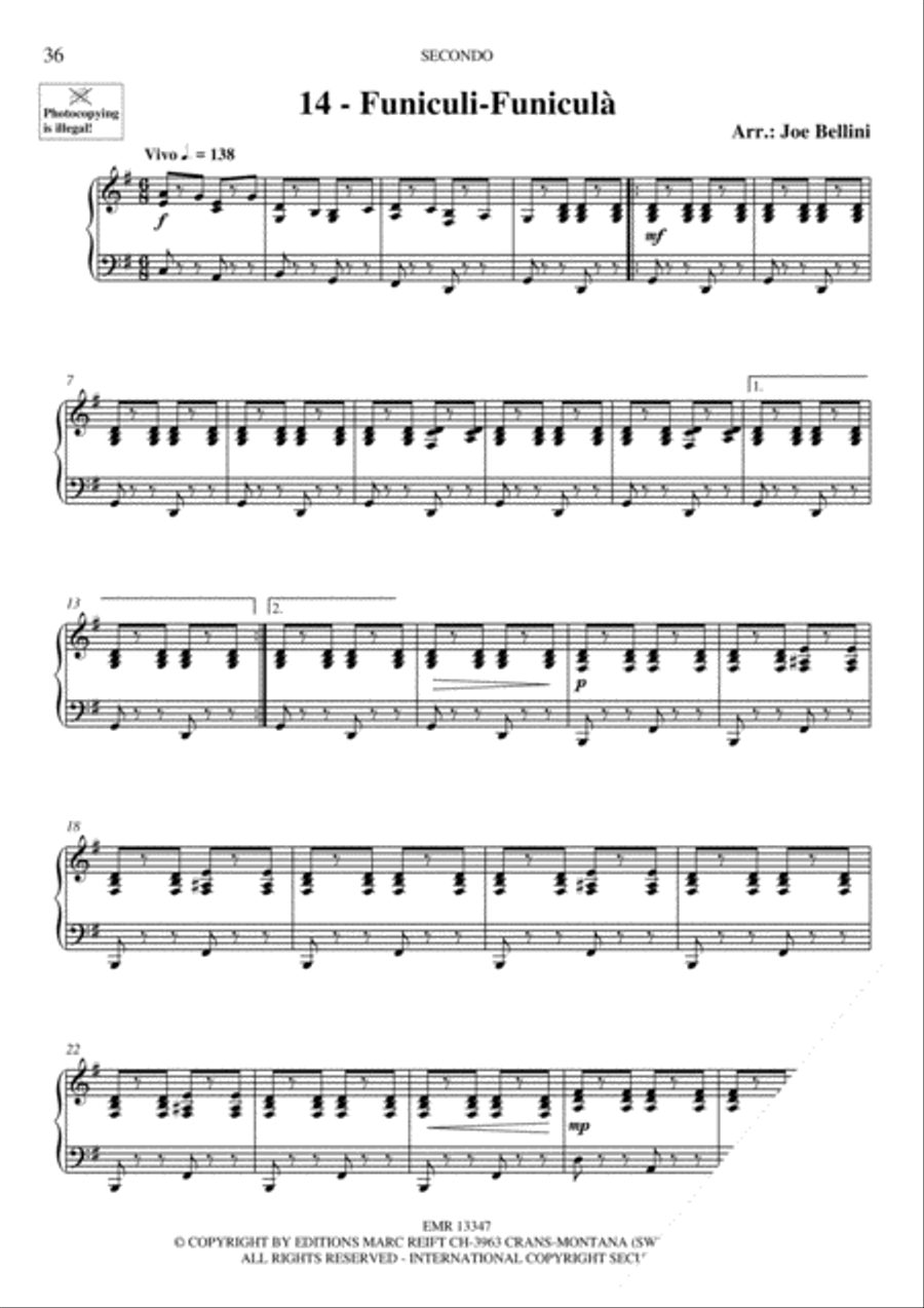 Piano Duets Greatest Hits Volume 2 - Easy Piano Duet scores gallery preview page 16