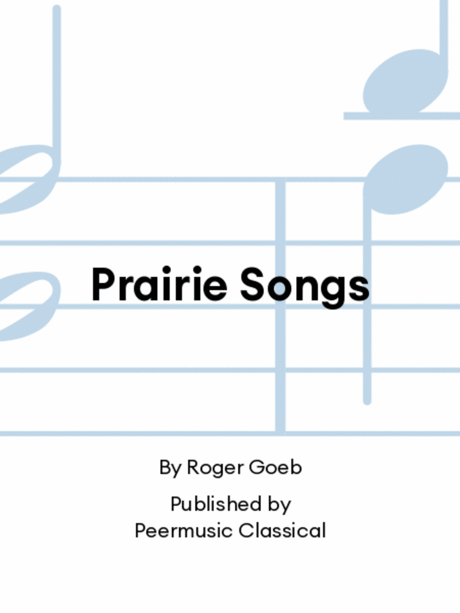 Prairie Songs Woodwind Quintet scores gallery preview page 1