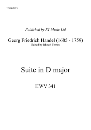 Book cover for Handel HWV341 - Suite in D major - solo parts
