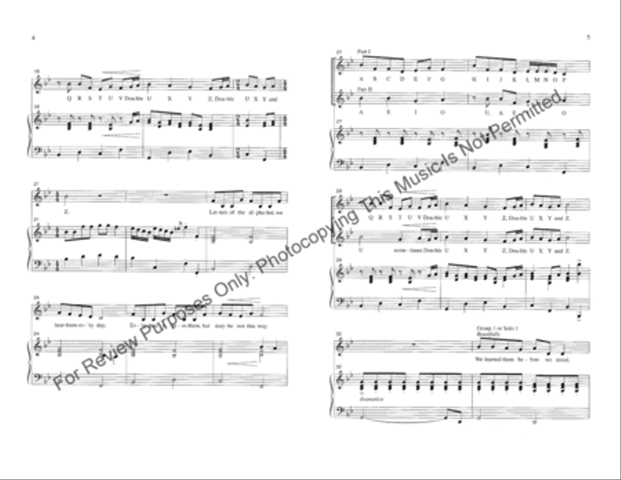 Alphabetiks Alphabetiks 2-Part scores gallery preview page 3
