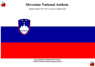 Book cover for Slovenian National Anthem for Brass Quintet