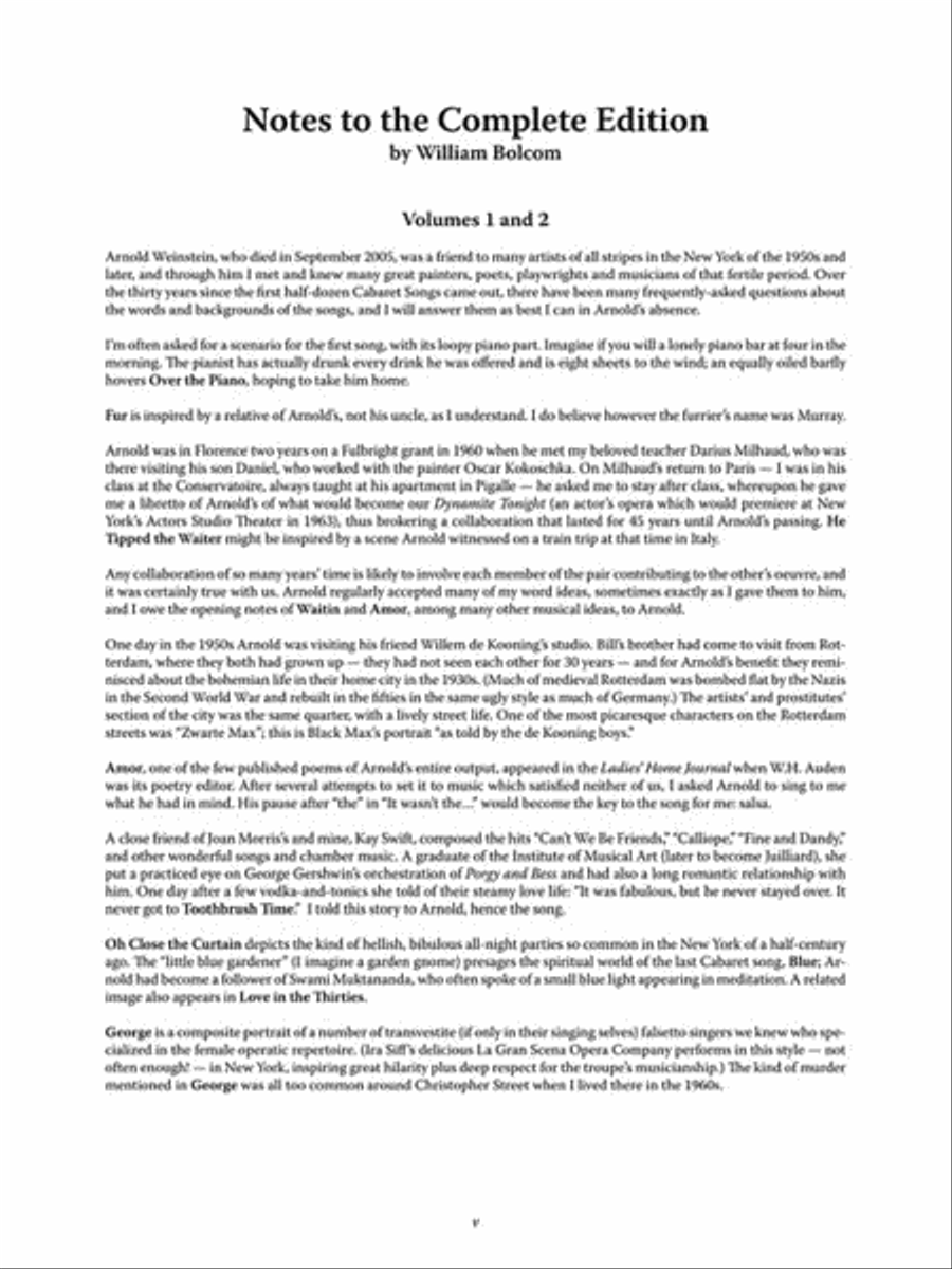 Cabaret Songs Complete Voice scores gallery preview page 4