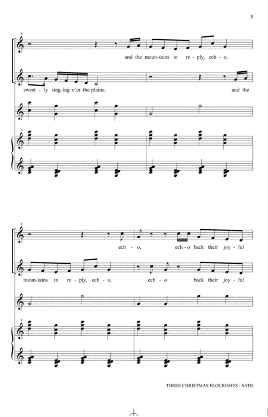 Angels We Have Heard On High Choir scores gallery preview page 2