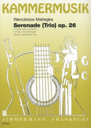 Serenade (Trio) Op. 26