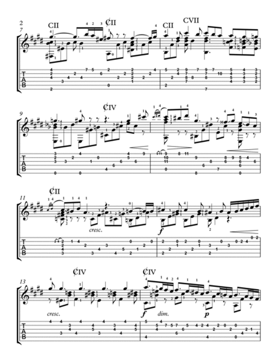 Casta Diva - aria from opera "Norma", arr. for guitar image number null